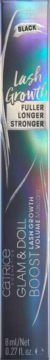 Mascara Glam & Doll Boost Lash Growth Volume 010 Schwarz, 8 ml