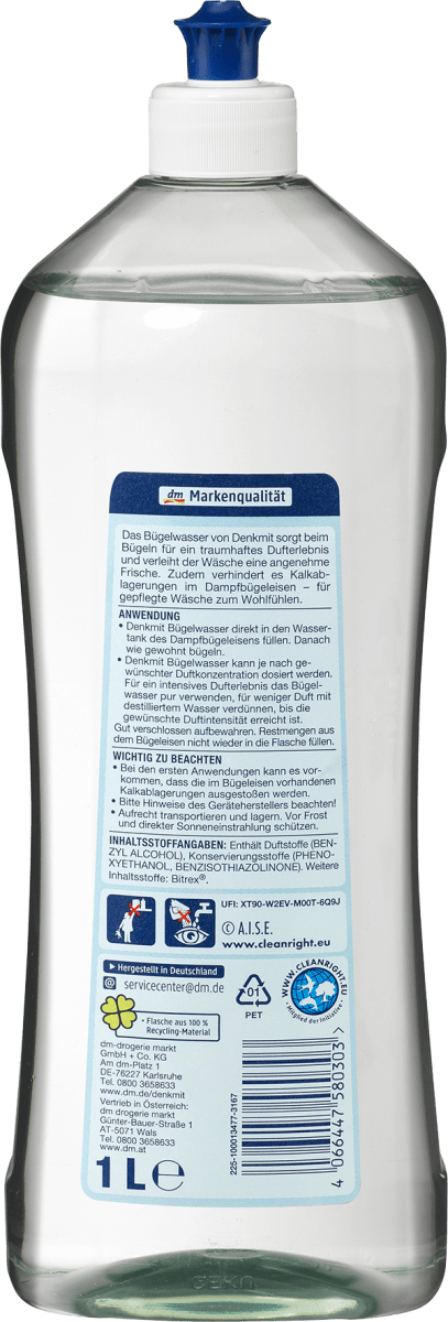 Bügelwasser Wäschetraum, 1 l