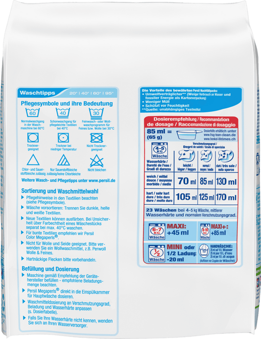 Vollwaschmittel Sensitive Megaperls, 23 Wl